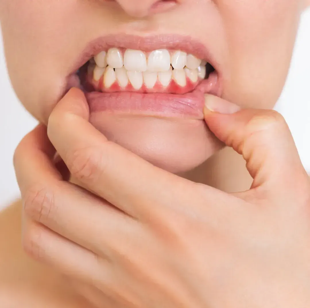 Woman smiling